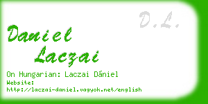 daniel laczai business card