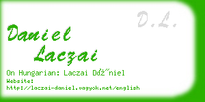 daniel laczai business card